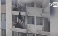 El Agustino: incendio en condominio Los Nogales deja siete intoxicados