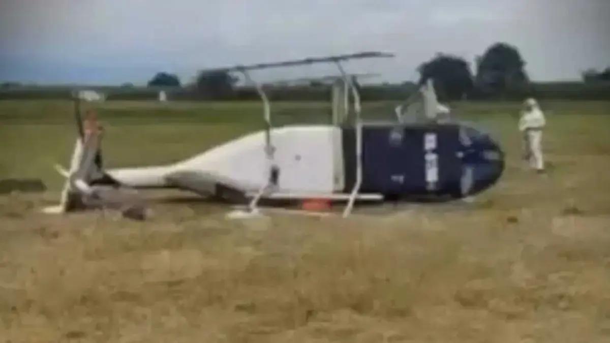 Se accidentó helicóptero de una empresa privada con cuatro personas a bordo en el aeropuerto Alfonso Bonilla Aragón en el Valle: evalúan a los heridos