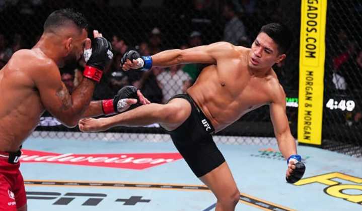 ¡Arrasaron! Los peleadores mexicanos se lucen en la Noche UFC 2025 y hasta noquean