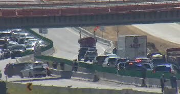 Northbound lanes of I-25 closed in Northern Colorado due to police activity