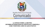 Venezuela rechaza acusaciones gringas en materia de narcotráfico