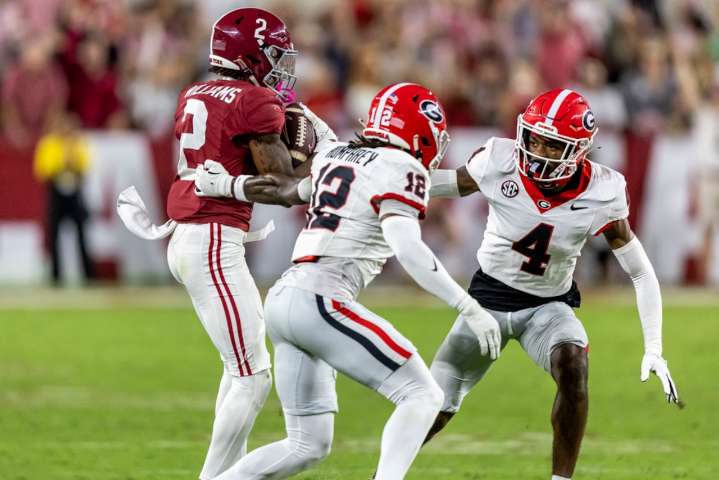 How to watch college football free live stream today without streameast football: No. 17 Alabama Crimson Tide vs. No. 5 Georgia Bulldogs
