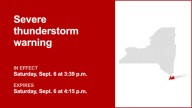 NYC weather: Thunderstorms with damaging winds in New York City Saturday