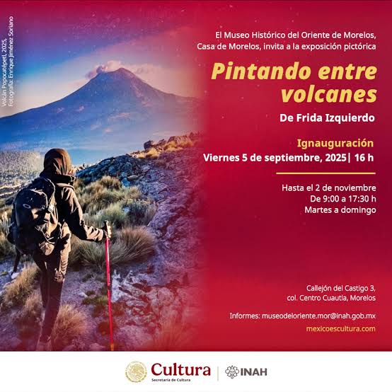 Popocatépetl e Iztaccíhuatl protagonizan exposición de arte en Cuautla