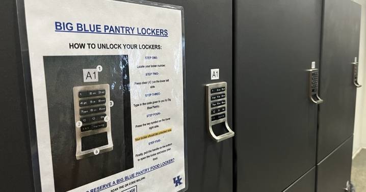 UK's Big Blue Pantry expands to library with new "food lockers"