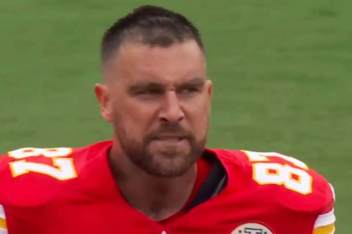 Travis Kelce Screams on the Sidelines and Throws His Helmet in Tense Chiefs Game