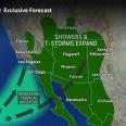 Tropical rainstorm in Pacific could end dry stretch in US Southwest