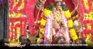 Navratri celebrations: Aarti held at Shree Adya Katyayani Shaktipeeth Mandir in Chhatarpur
