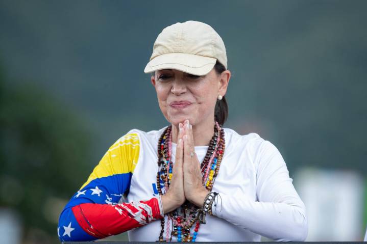 María Corina Machado pide a los venezolanos confiar en que “todo va a estar bien”