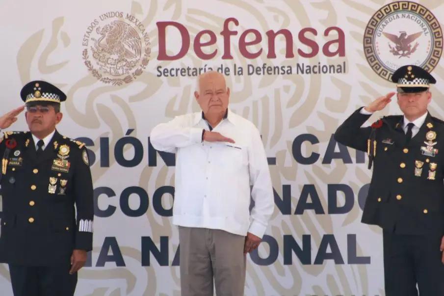 Gobernador preside la ceremonia de posesión del nuevo Coordinador de la Guardia Nacional en BCS