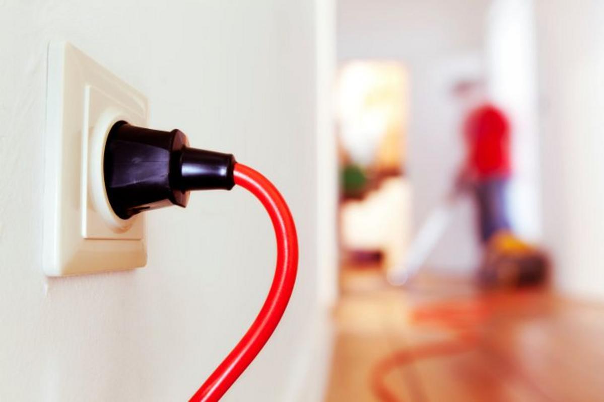 Warning. Don't plug these items in using an extension cord