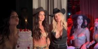 La excéntrica fiesta de cumpleaños de Zaira Nara con Wanda, familia y amigos famosos: looks cowboy en una noche mágica