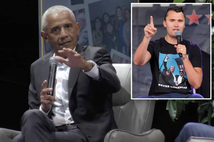 Barack Obama decries Charlie Kirk's 'horrific' murder as nation hits 'inflection point'
