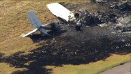 Un muerto y tres heridos por choque de dos aviones en pleno vuelo
