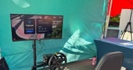 Virtual Drive Through Roundabout Simulator at the Senior Activity Center October 8, 2025