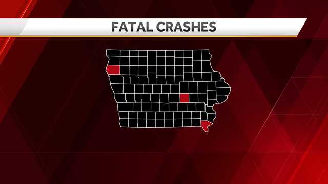 Iowa State Patrol investigates three fatal crashes