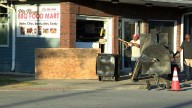Car crash damages Portland neighborhood storefront, police say