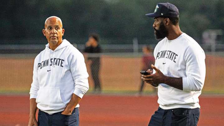 Delaware high school football: Penn State's James Franklin visits Appo, Caravel