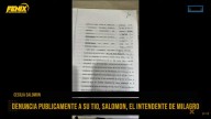 Cecilia Salomón denunció al intendente de Milagro, Jorge Salomón: “Habla con todos los abogados de la provincia para que no tomen mi caso”