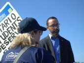 OPSEU Local 418 membership confronts Ontario minister in Cornwall