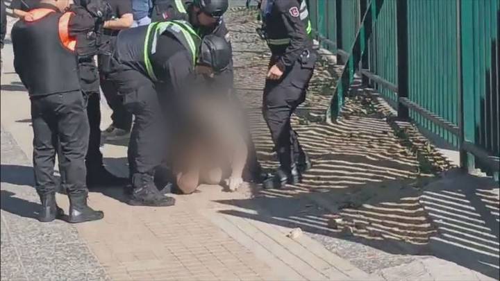 VIDEO: el momento en que guardias de Mallplaza Vespucio redujeron a joven que posteriormente murió