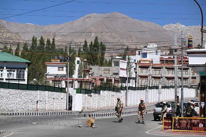 Curfew Remains In Force For 5th Day In Leh Town