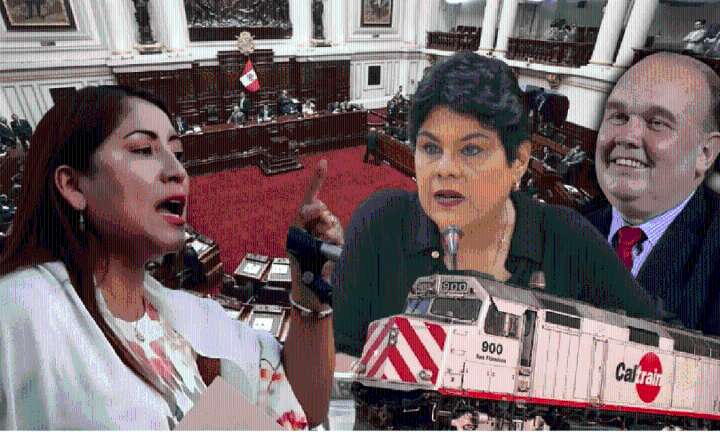 Legisladoras se enfrentan por defender a López Aliaga por un tren sin rumbo [VIDEO]