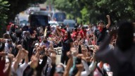 En Michoacán los normalistas alzan la voz para exigir justicia por los 43