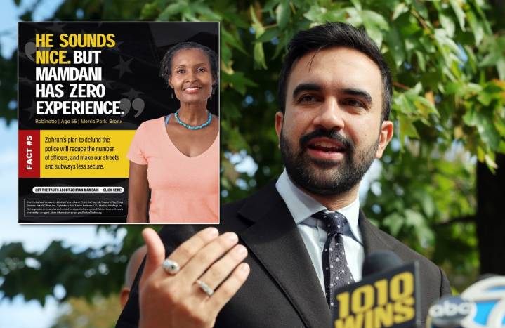 Anti-Mamdani super PAC's new ads use misleading stock images