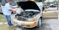 Acción ciudadana evita tragedia en incendio de vehículo en Nuevo Laredo