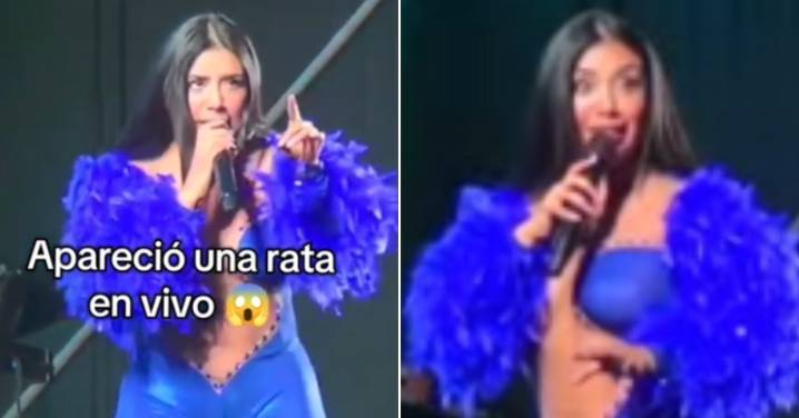 Kate Candela detiene su concierto tras aparición de una rata: "¿De qué tamaño es?"