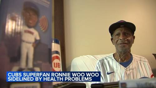 Chicago Cubs superfan Ronnie 'Woo Woo' Wickers returns to Wrigley Field amid pulmonary fibrosis battle at Evanston nursing home
