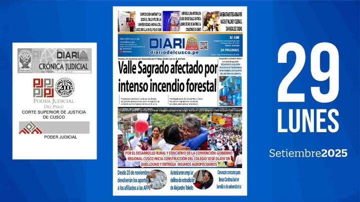 Edición Impresa | Lunes 29 09 2025