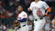 Houston Astros pitcher denies hitting his catcher on purpose