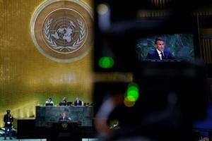 France’s Macron warns against ‘survival of the fittest’ in world affairs