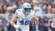 Monday Night Football: LB Jack Campbell, OT Taylor Decker, S Kerby Joseph are active