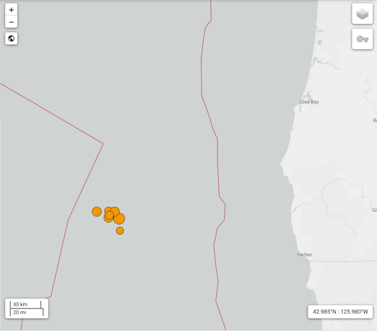 Series of earthquakes strike off Oregon coast; no tsunamis expected