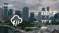 Miami: el tiempo para hoy lunes 8 de septiembre