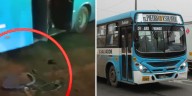 Extorsionadores lanzan explosivo a bus de ‘Los Chinos’ y asientos terminan en la pista