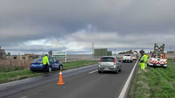 Tras el temporal, este lunes siguen cortadas varias rutas de la región