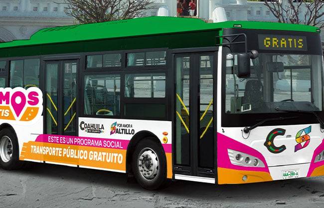 Diputado de Morena da voto de confianza a modernización del transporte en Saltillo