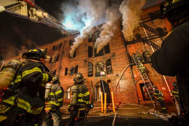 Massive fire destroys historic Red Hook artist warehouse