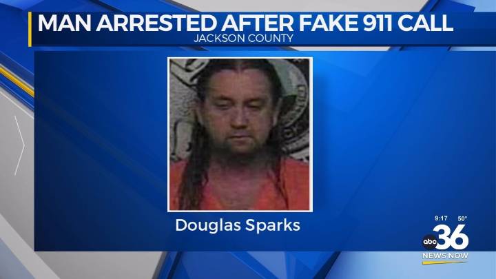Man arrested after fake 911 call