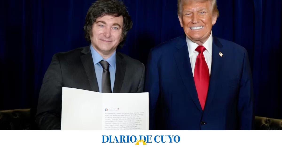 Donald Trump y su fuerte apoyo a Milei: “Tiene mi respaldo completo para la reelección”
