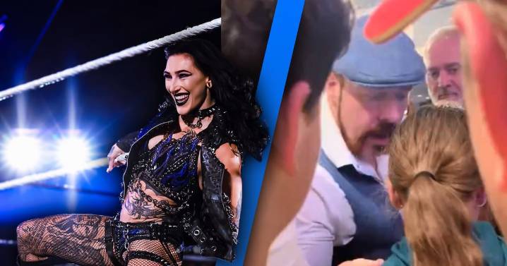 Rhea Ripley y Sheamus son acosados por fans previo a Clash in Paris