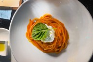 Dish of the week: Spaghetti pomodoro e burrata from Belotti