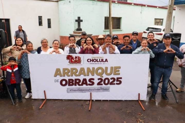 Tonantzin Fernández da banderazo de arranque a obras en Calvario y Cocoyotla