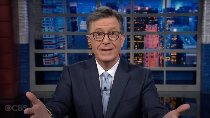 Stephen Colbert Opens Emmys With Standing Ovation, Asks for a New Job