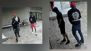 Policía de Atlanta que escudriñamiento sospechosos acusados ​​de irrumpir en el edificio comercial