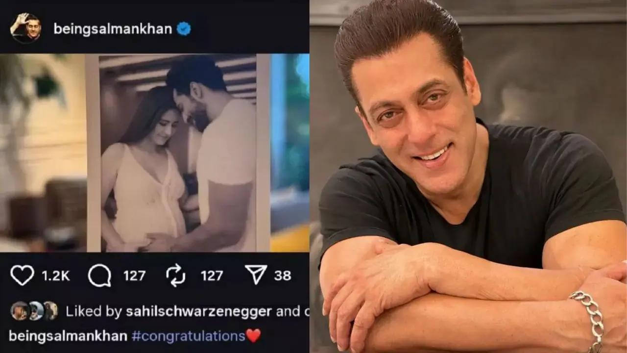 Did Salman Khan just wish Katrina Kaif & Vicky Kaushal with a post on Instagram after pregnancy announcement?